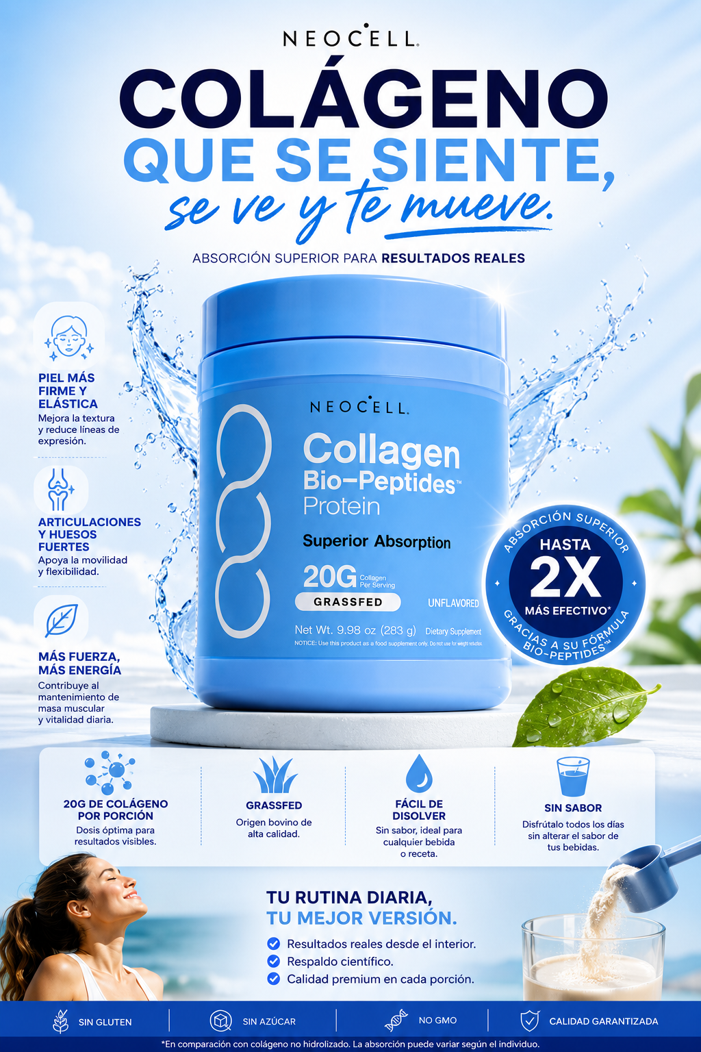 Neocell Collagen Peptides 283 G Mini