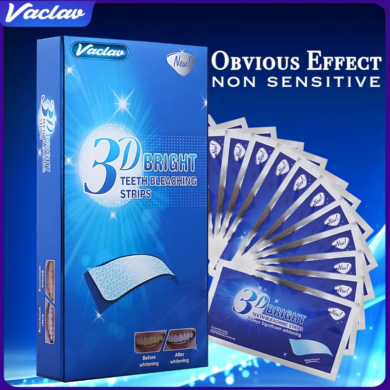 Tiras Blanqueadoras Dentales 3D Bright – Blanqueamiento Profesional Desde Casa