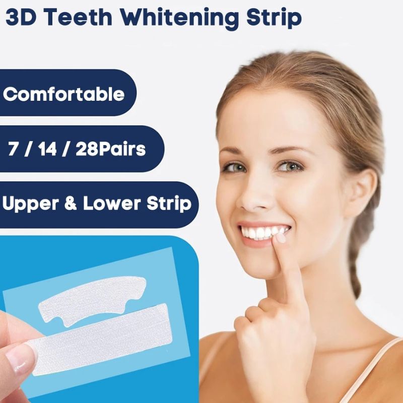 Tiras Blanqueadoras Dentales 3D Bright – Blanqueamiento Profesional Desde Casa