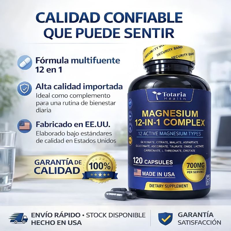 Magnesium 12 in 1 Complex – 120 Cápsulas
