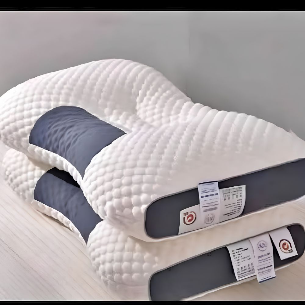 Almohada Ortopédica Cervical Premium – Descanso Tipo Hotel y Alivio del Dolor de Cuello