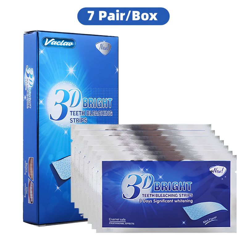 Tiras Blanqueadoras Dentales 3D Bright – Blanqueamiento Profesional Desde Casa